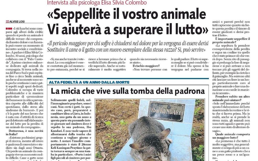 Lutto Animale - Libero Quotidiano